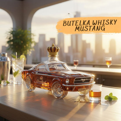 Butelka whiskey Mustang