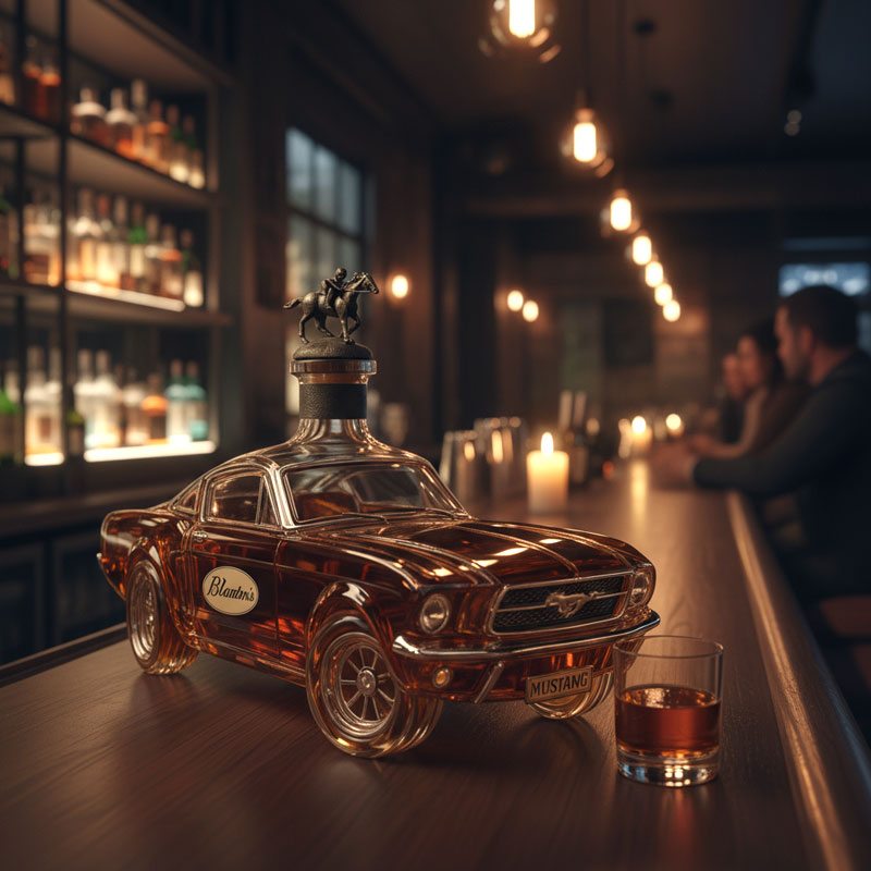 Butelka whiskey Mustang